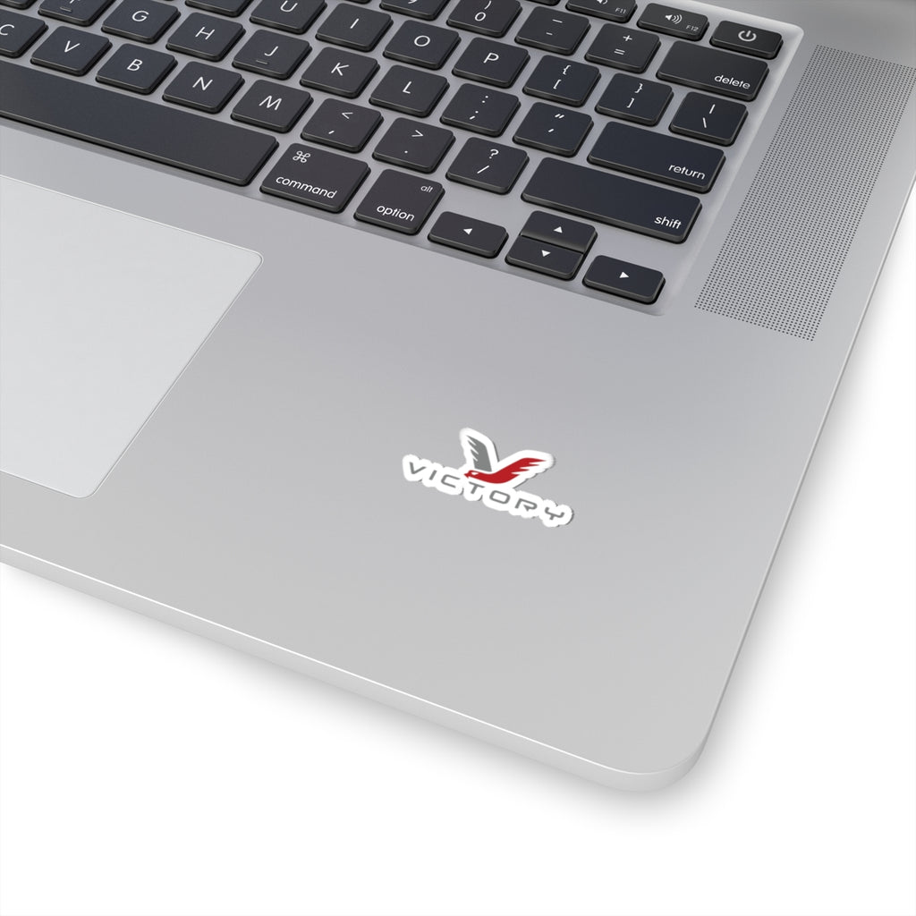 RED/GRAY VICTORY STICKER