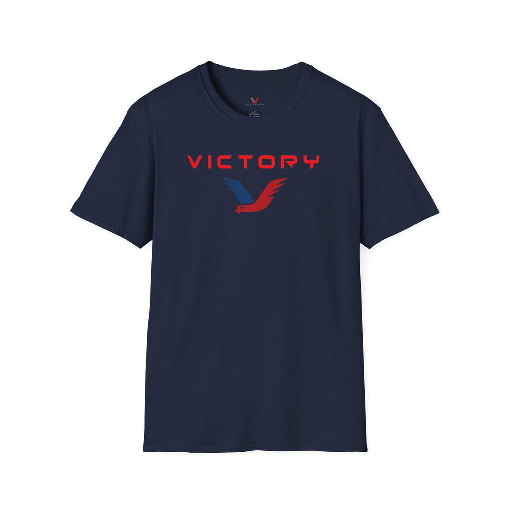 VICTORY RED BLUE LOGO-Oilfield Summer Shirts