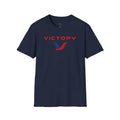 VICTORY RED BLUE LOGO-Oilfield Summer Shirts