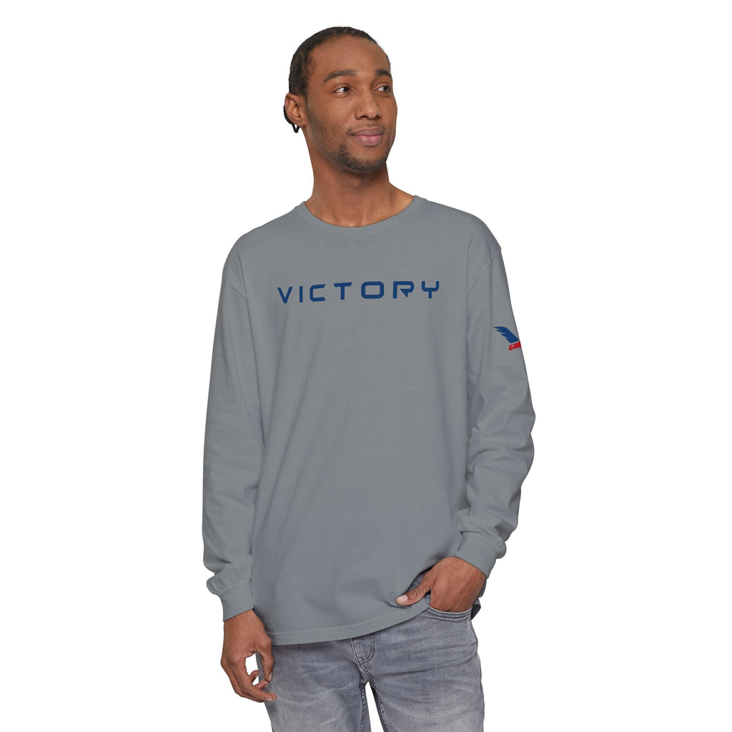 Performance Apparel-Victory-Brand Blue Long Sleeve Shirts