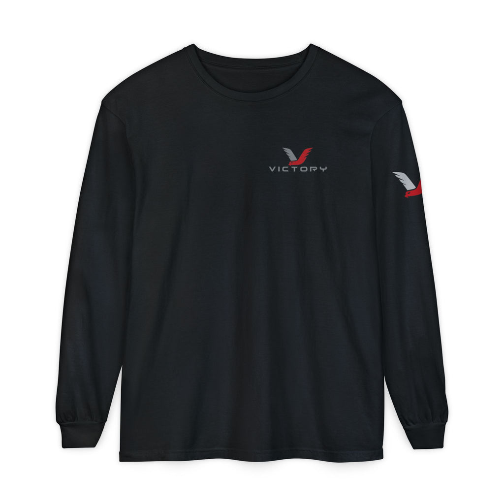 Victory Red Gray Long Sleeve-Oilfield Shirts