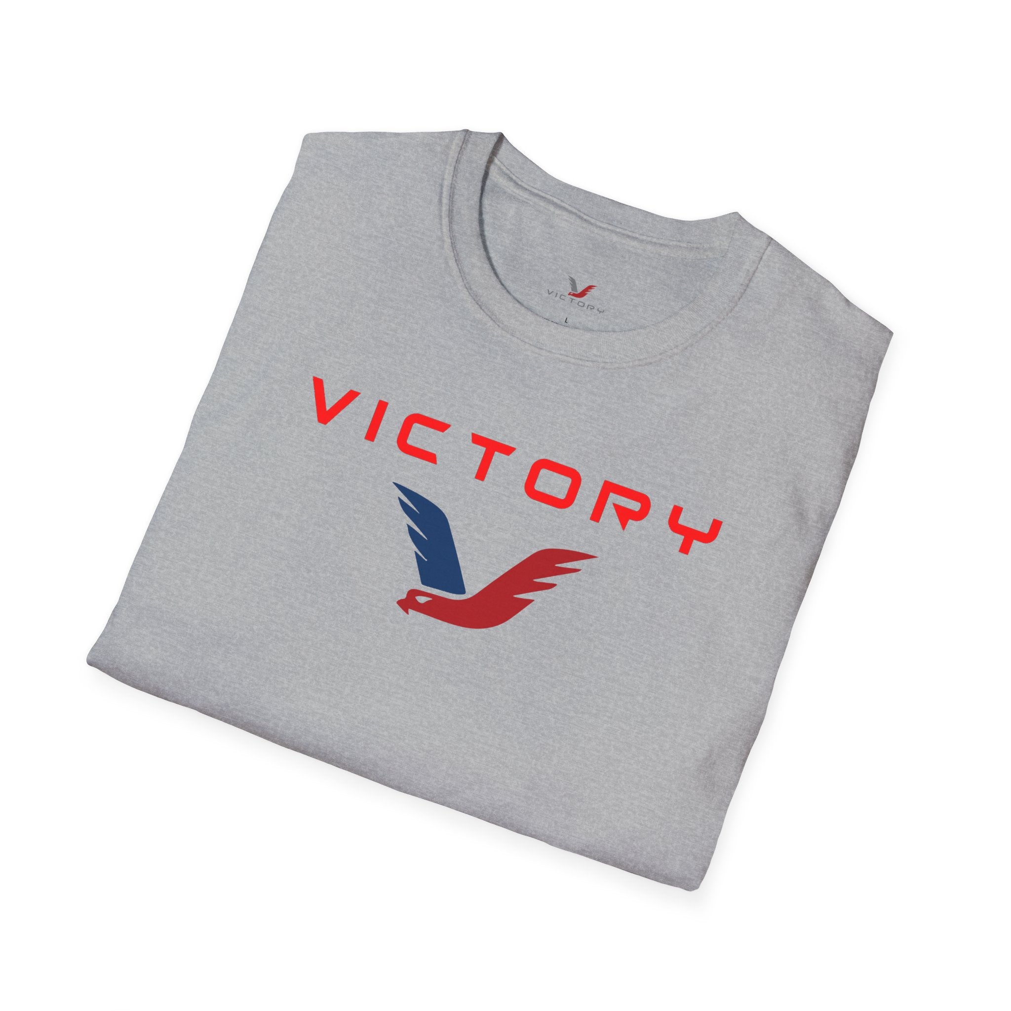VICTORY RED BLUE LOGO-Oilfield Summer Shirts