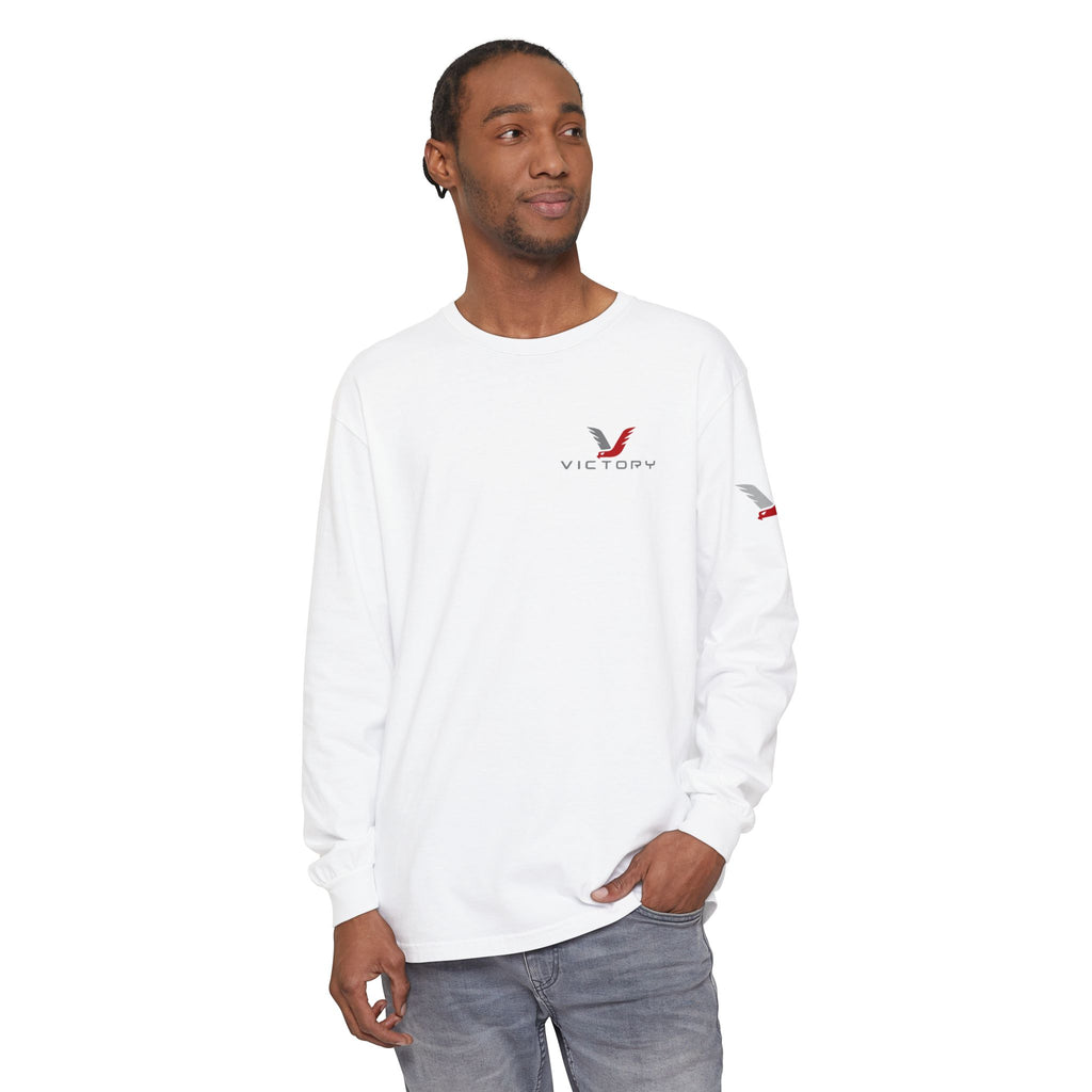 Victory Red Gray Long Sleeve-Oilfield Shirts