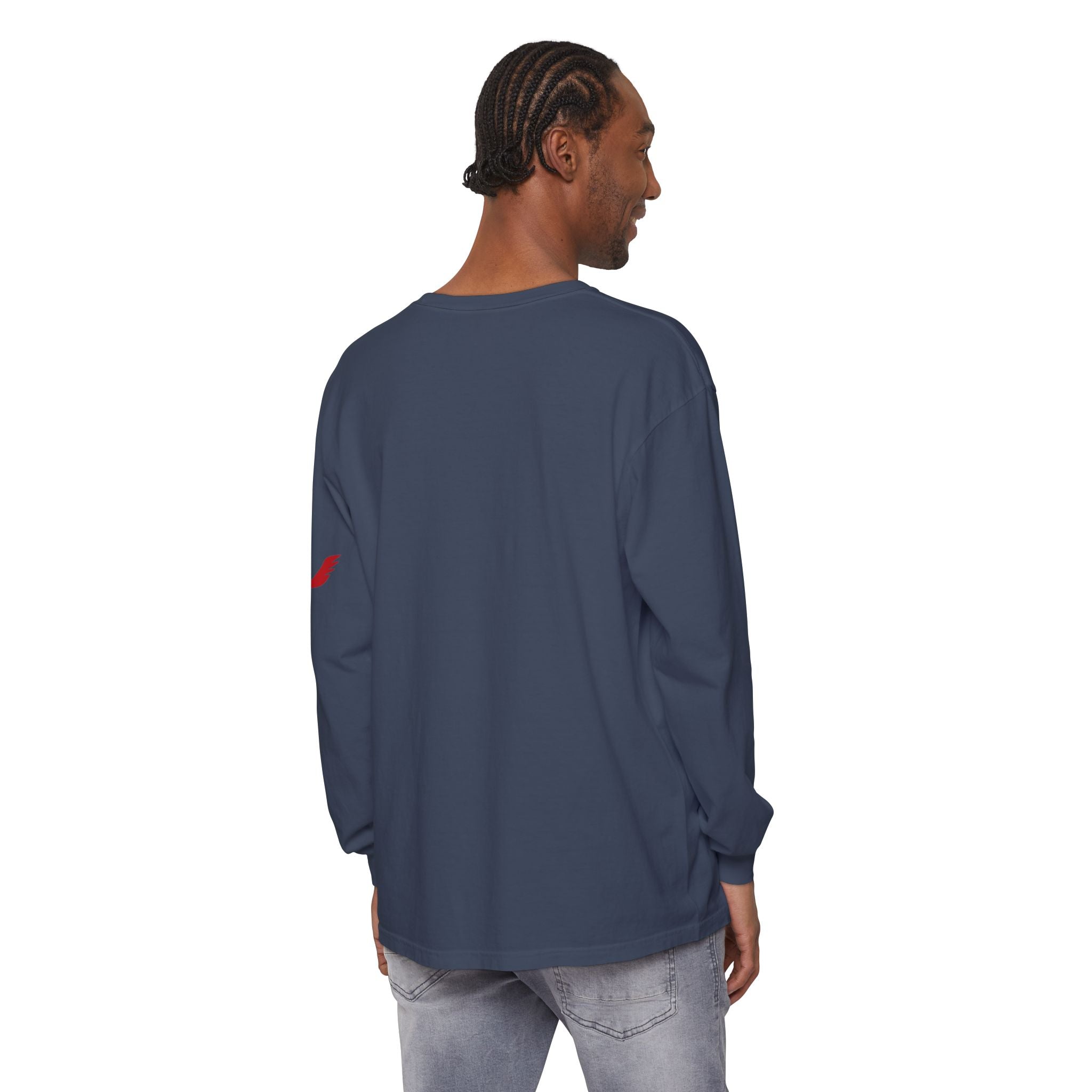 Victory Red Gray Long Sleeve-Oilfield Shirts