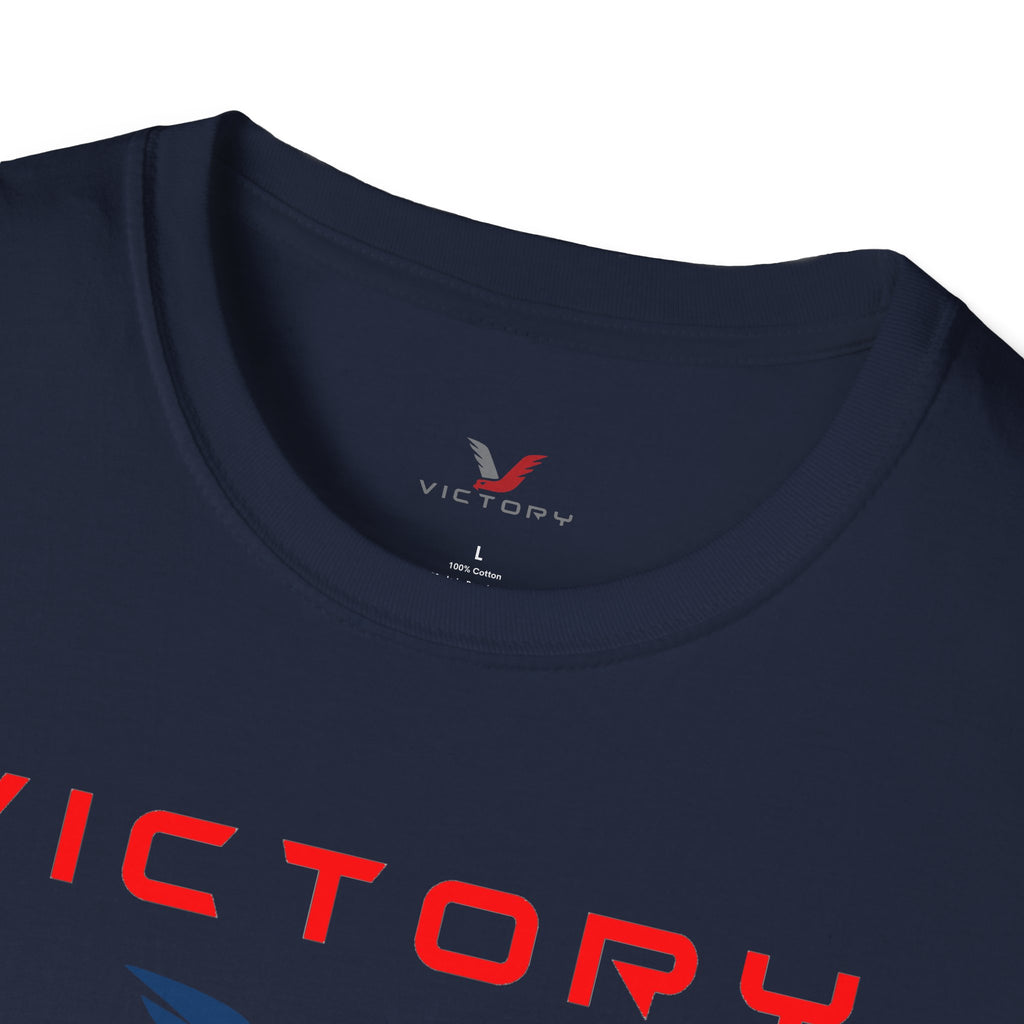 VICTORY RED BLUE LOGO-Oilfield Summer Shirts