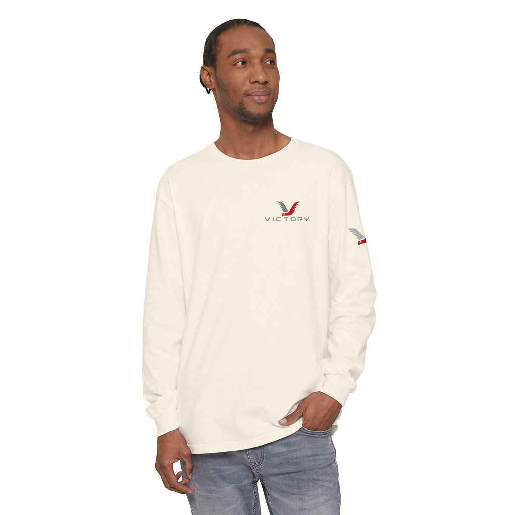 Victory Red Gray Long Sleeve-Oilfield Shirts