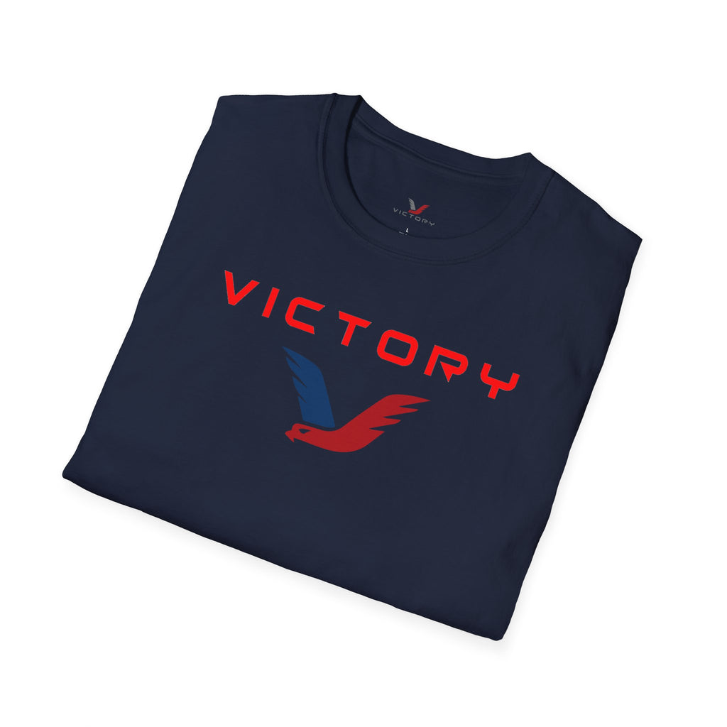 VICTORY RED BLUE LOGO-Oilfield Summer Shirts