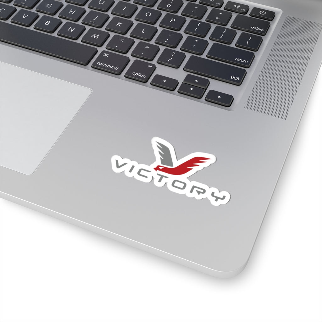RED/GRAY VICTORY STICKER