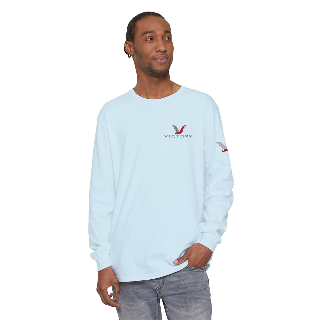 Victory Red Gray Long Sleeve-Oilfield Shirts