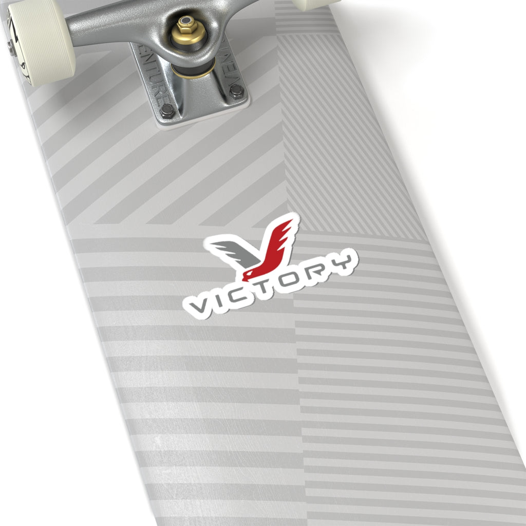 RED/GRAY VICTORY STICKER