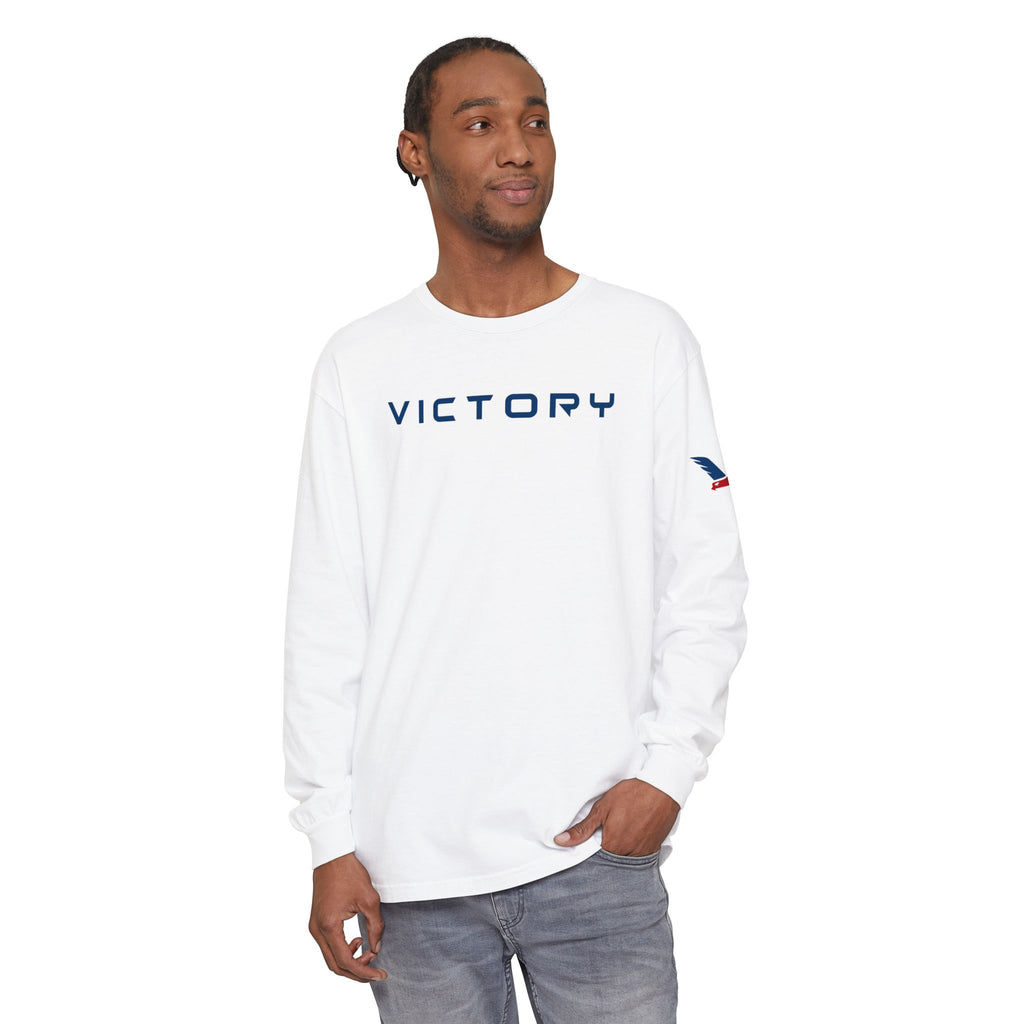 Performance Apparel-Victory-Brand Blue Long Sleeve Shirts