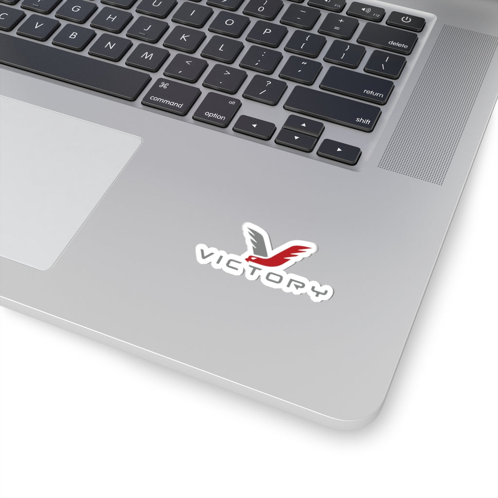 RED/GRAY VICTORY STICKER